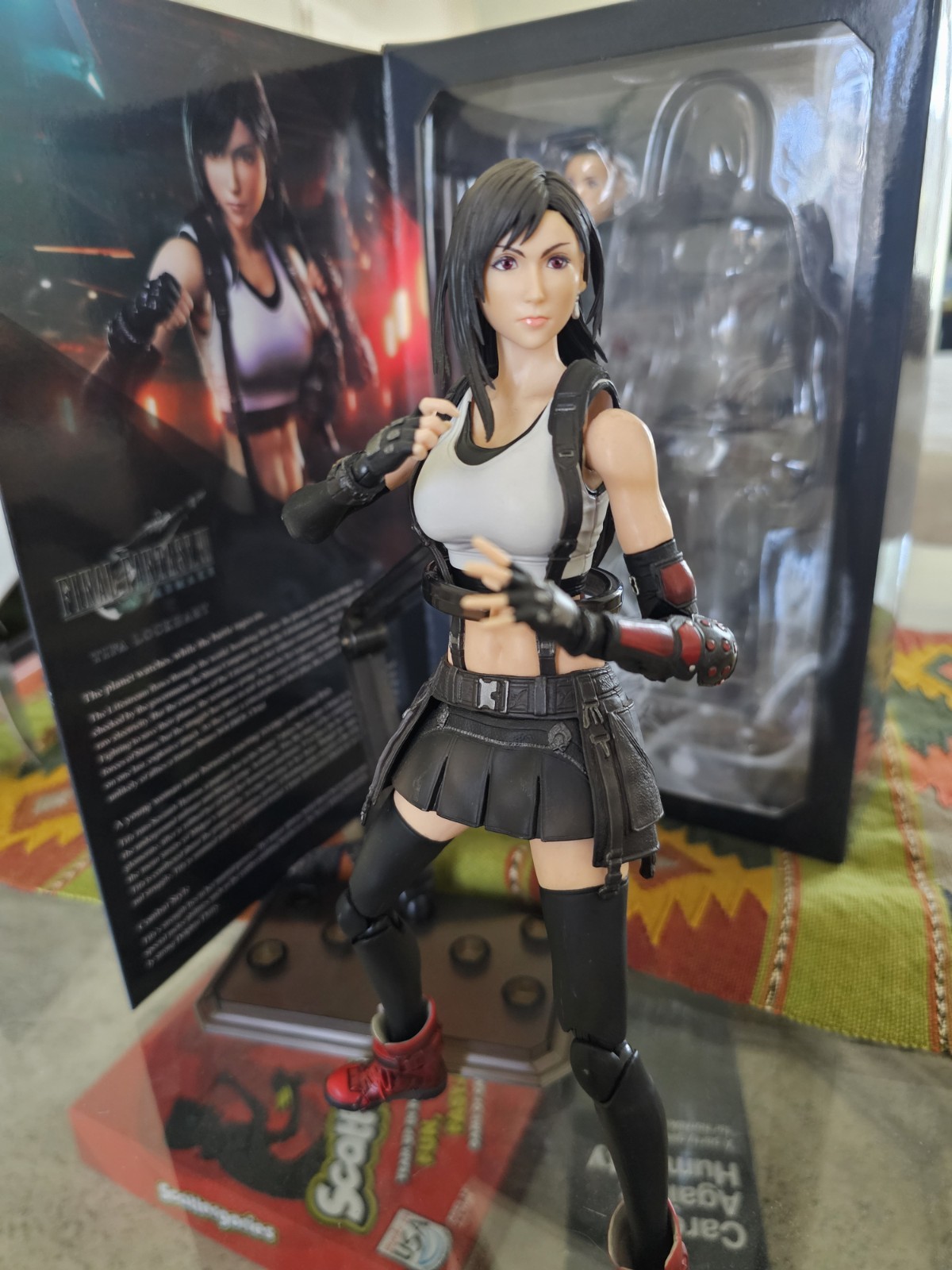 Authentic Play Arts Kai Final Fantasy 7 VII Remake Tifa Lockhart Figure Japan Authentic Play Arts Kai Final Fantasy 7 VII Remake Tifa Lockhart Figure Japan