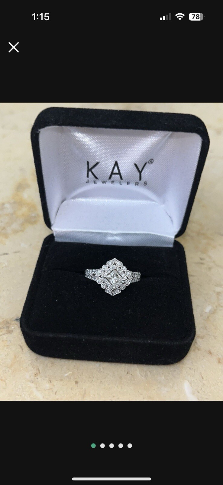 Beautiful Kay Jewelers Diamond Engagement Ring 2ct Of Diamonds Brand New Size 7 Beautiful Kay Jewelers Diamond Engagement Ring 2ct Of Diamonds Brand New Size 7