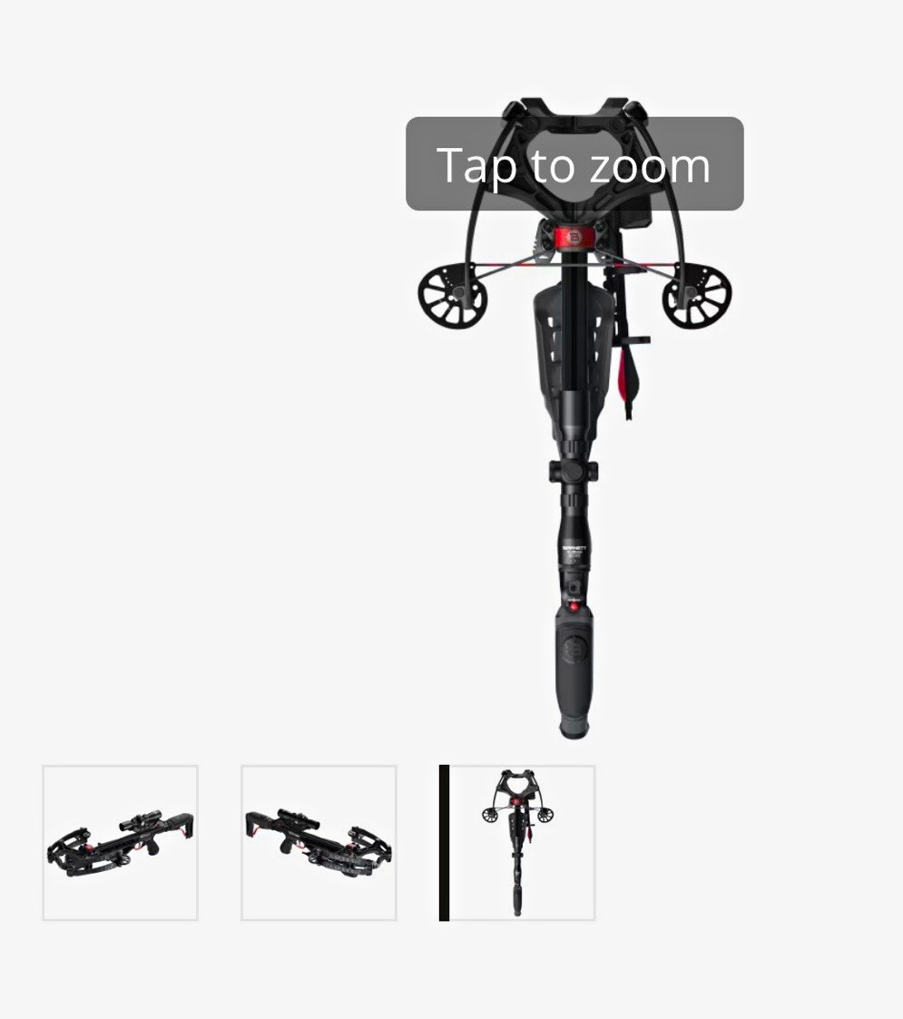Barnett Hyper Raptor Compact Compound Crossbow Package w/ Scope 410 FPS 200lb