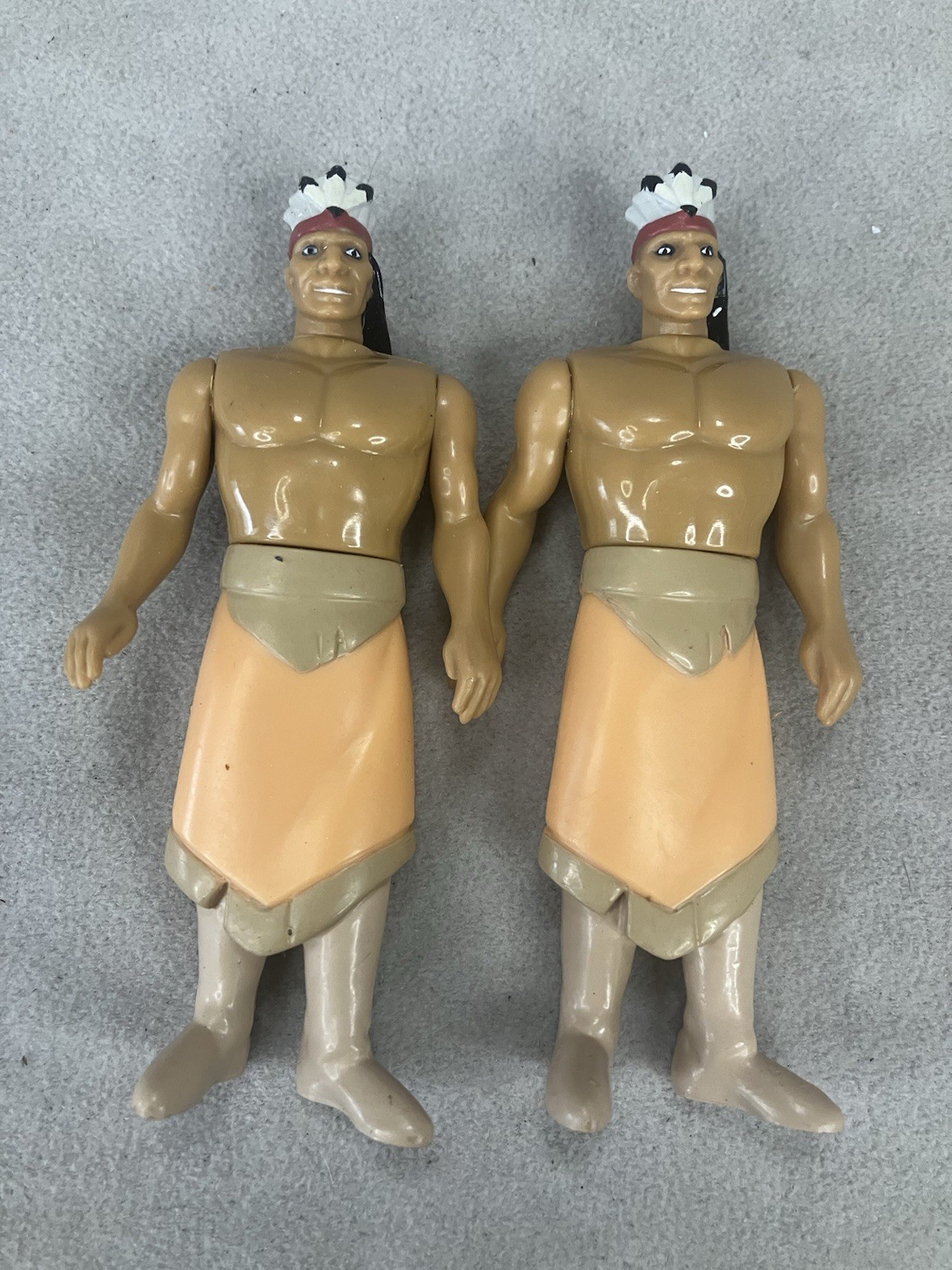 Lot Of 2 vintage 1995 Burger King Disney Pocahontas Chief Powhatan