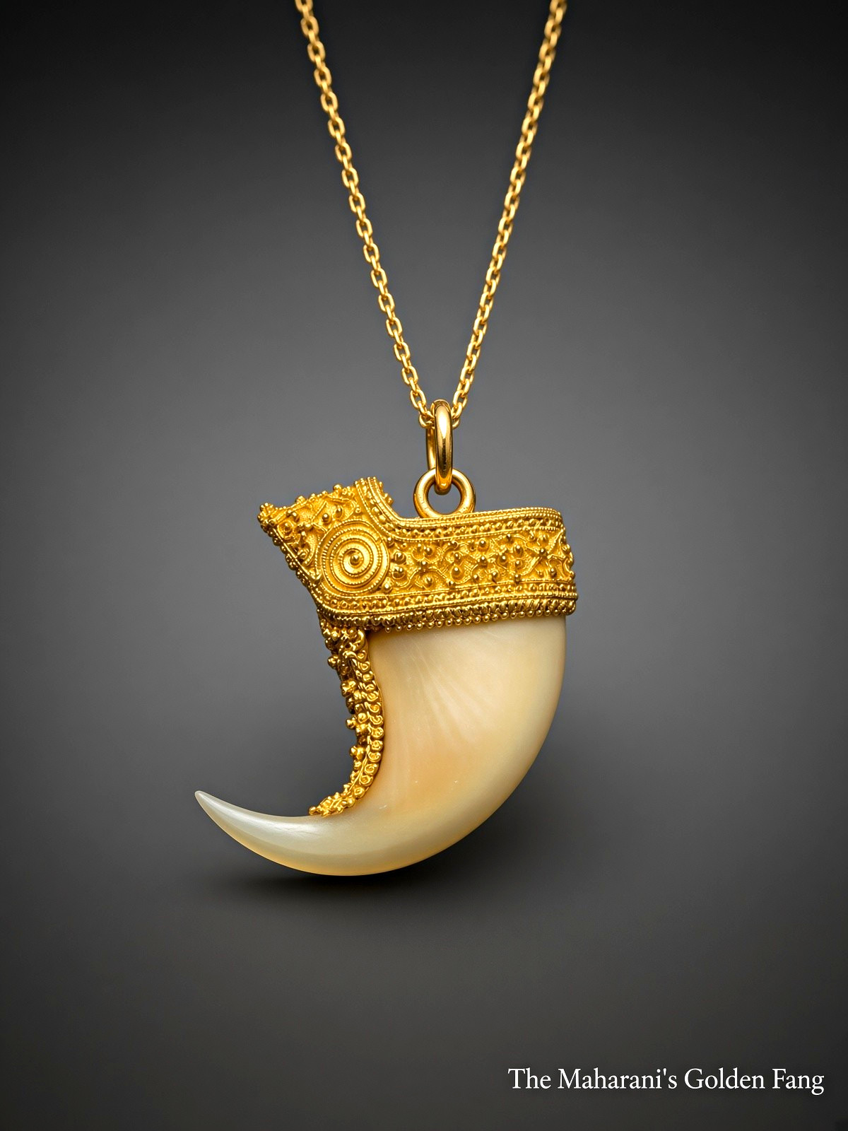 Vintage British Raj era animal style pendant