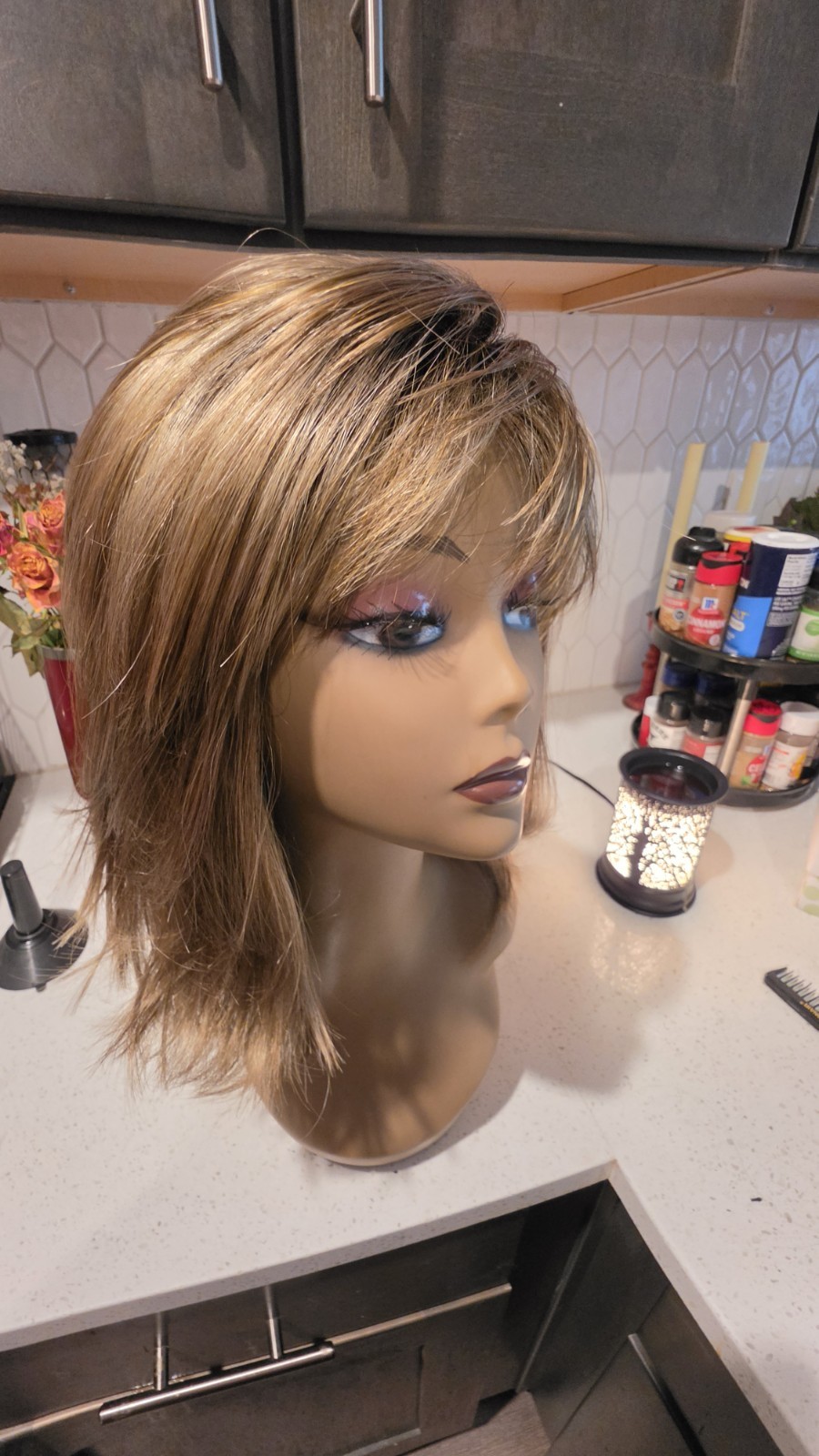 Envy Wig NADIA in Color TOASTED SESAME Monofilament Top