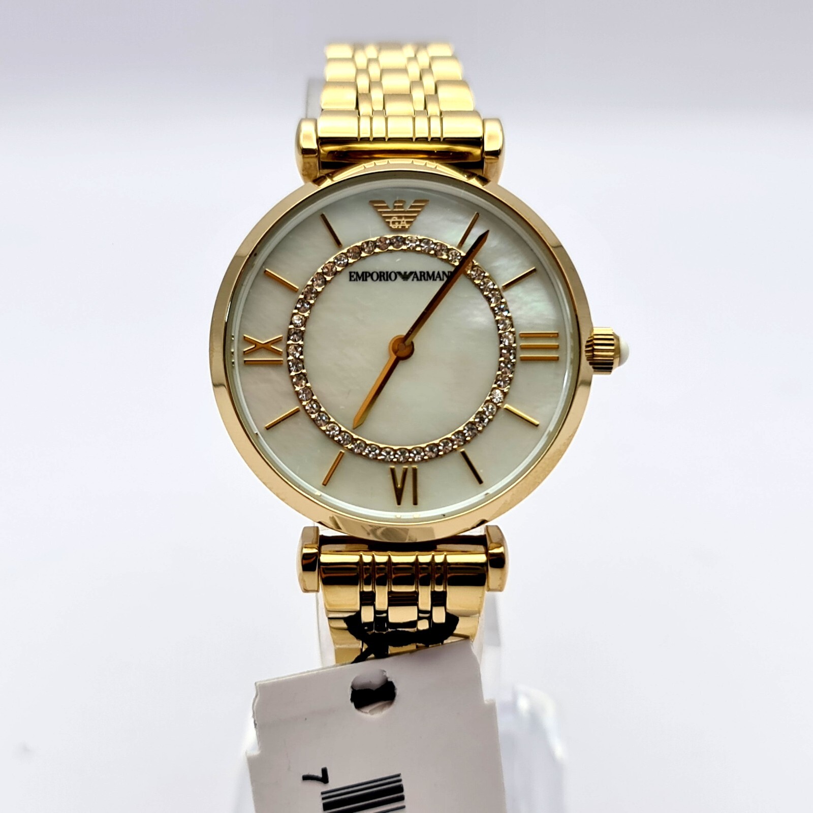NEW EMPORIO ARMANI AR1907 YELLOW GOLD STAIINLESS STEEL WOMEN'S WATCH