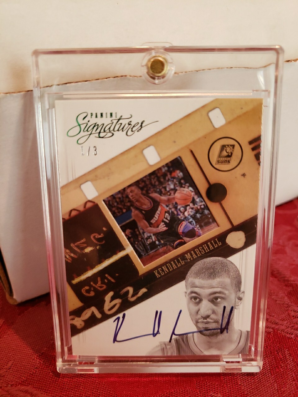 2012-13 Panini Signatures Emerald 1/3 Kendall Marshall #184 Rookie Auto RC