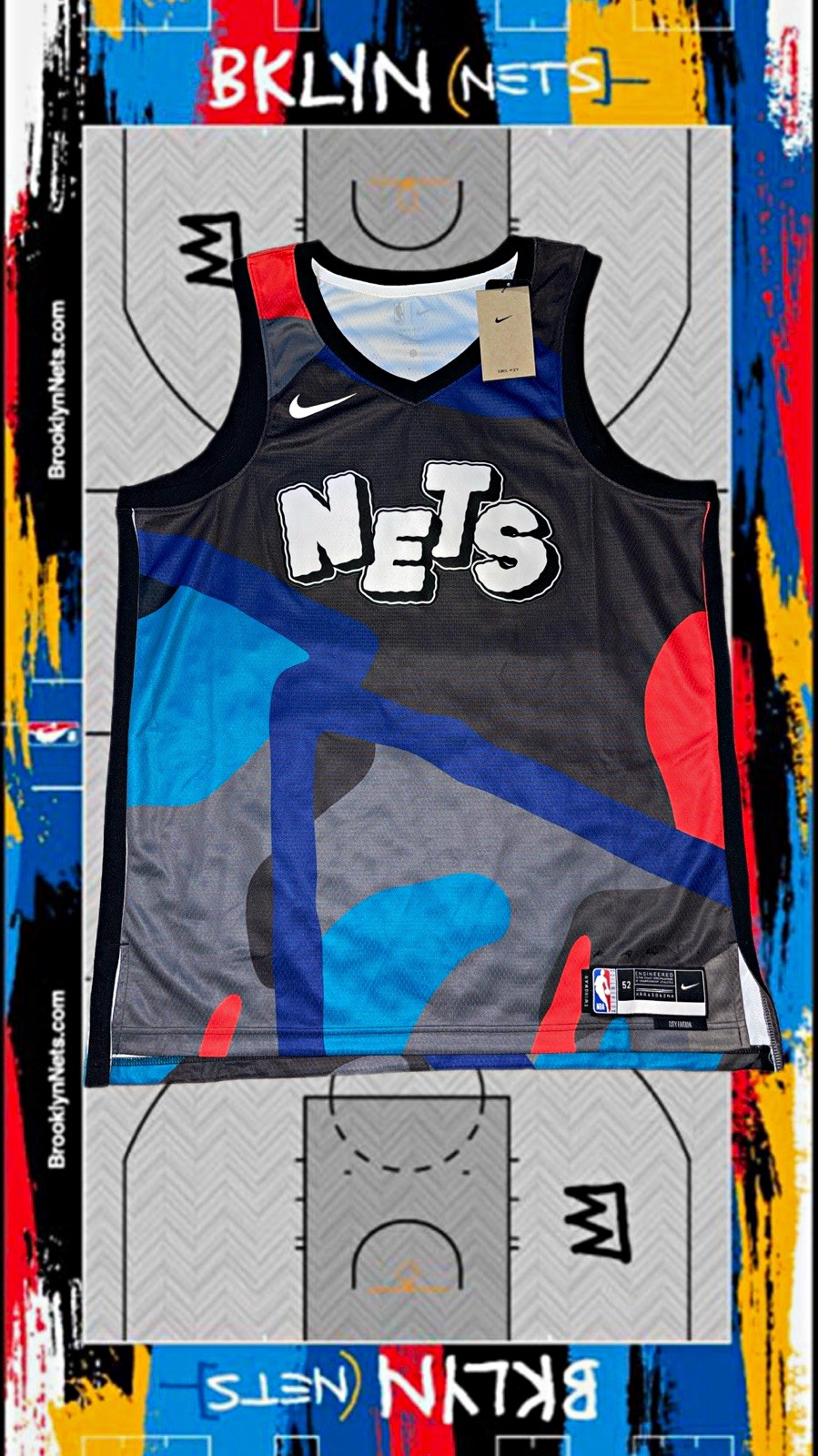Nike Brooklyn Nets City Edition Swingman Jersey Men\'s XL NBA Nike Brooklyn Nets City Edition Swingman Jersey Men\'s XL NBA
