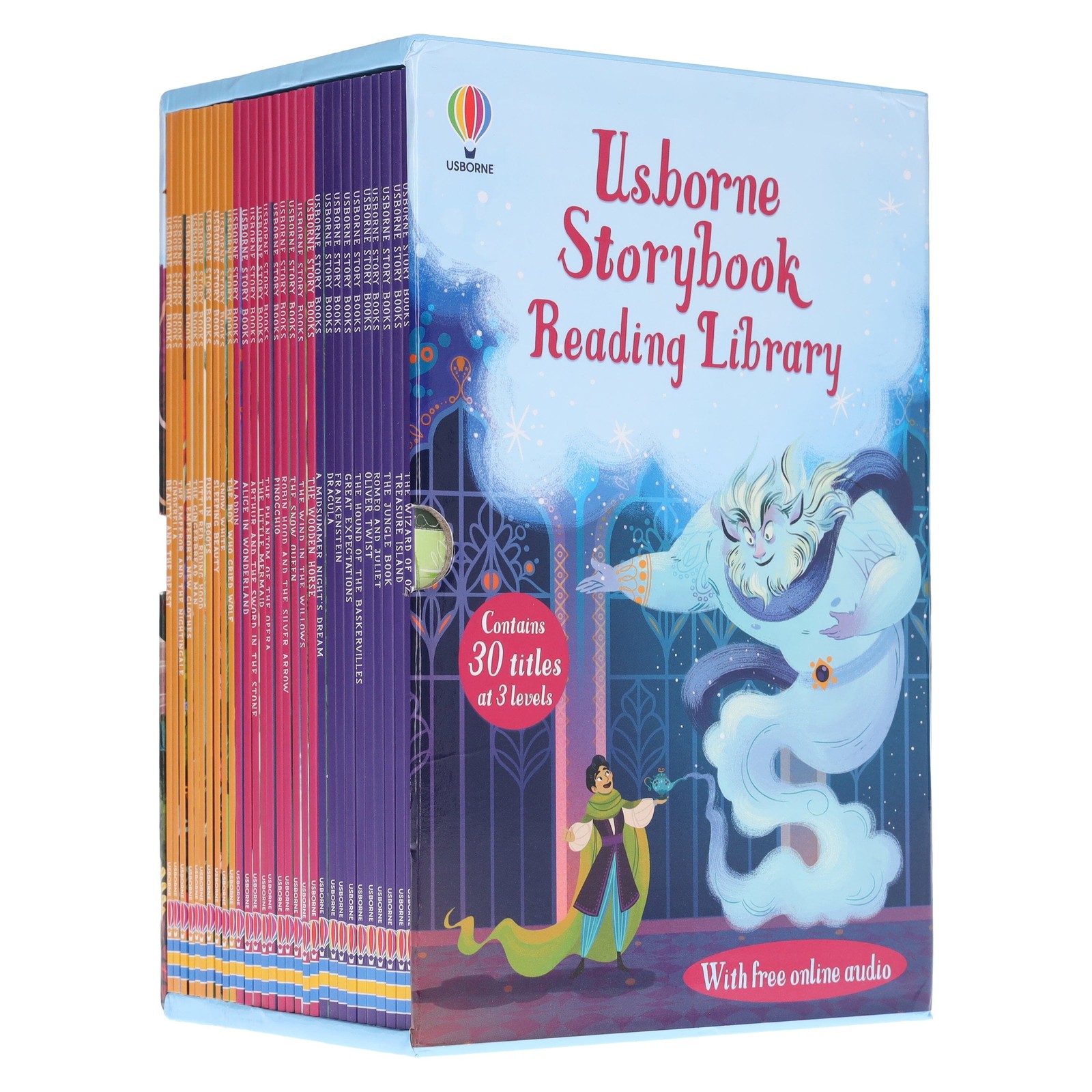 Usborne Storybook Reading Library 30 Books Set With Free Audio - Ages 5-7 - PB