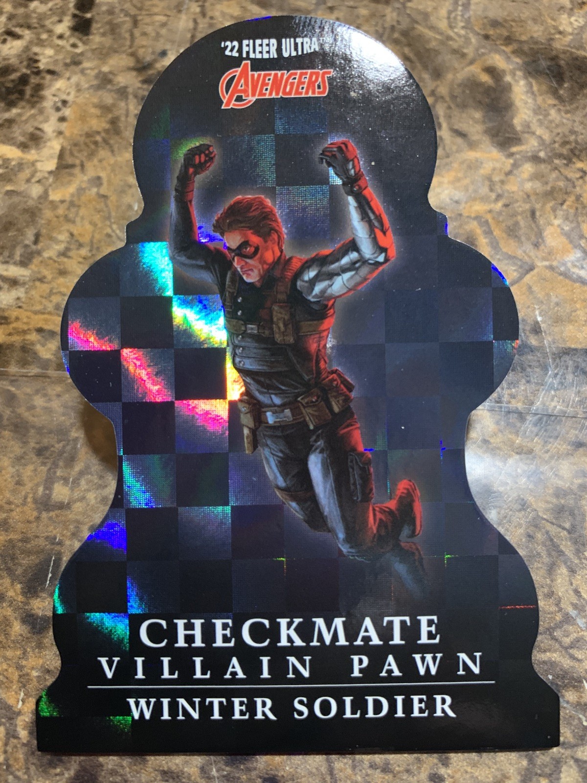 2022 Fleer Ultra Avengers Checkmate Villain Pawn Winter Soldier CP-19