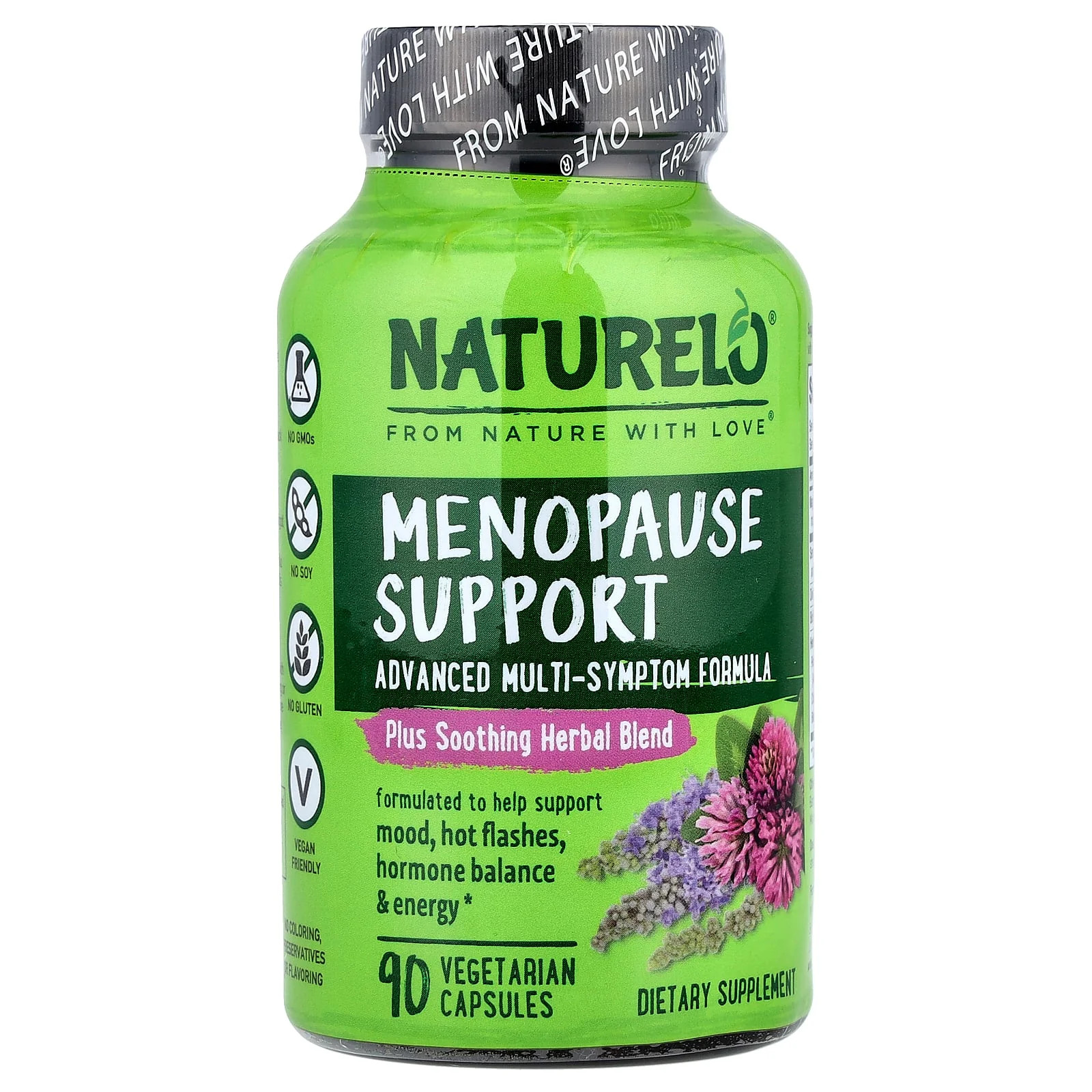 2 X NATURELO, Menopause Support, 90 Vegetarian Capsules