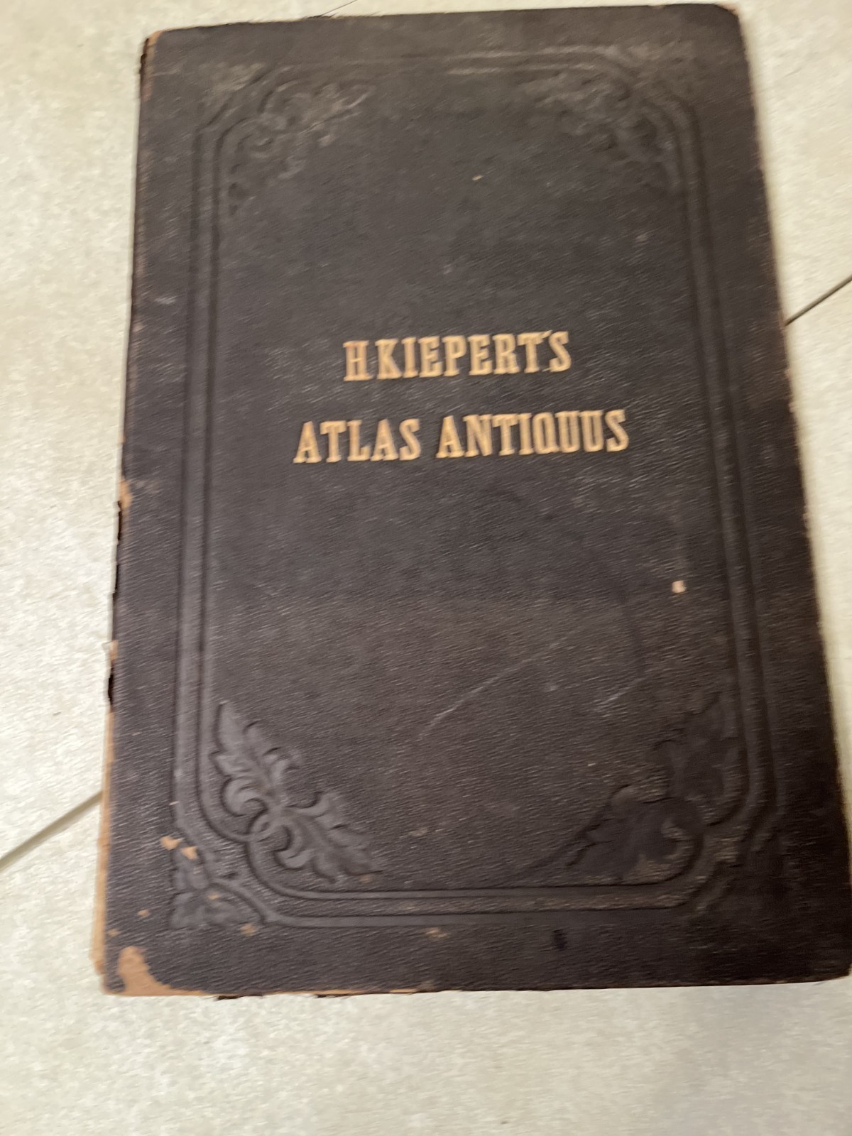 Antique 1877 H. Kiepert\'s Atlas Antiquus