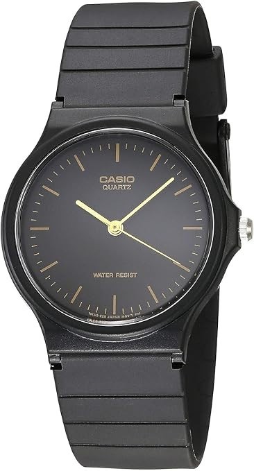 Casio MQ24 Series | Quartz Analog Watch for Men | Black | Water Resistant |