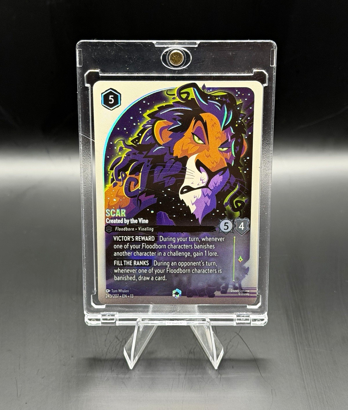 Disney Lorcana Scar - Created by the Vine Enchanted Foil 243/204 🔥📈