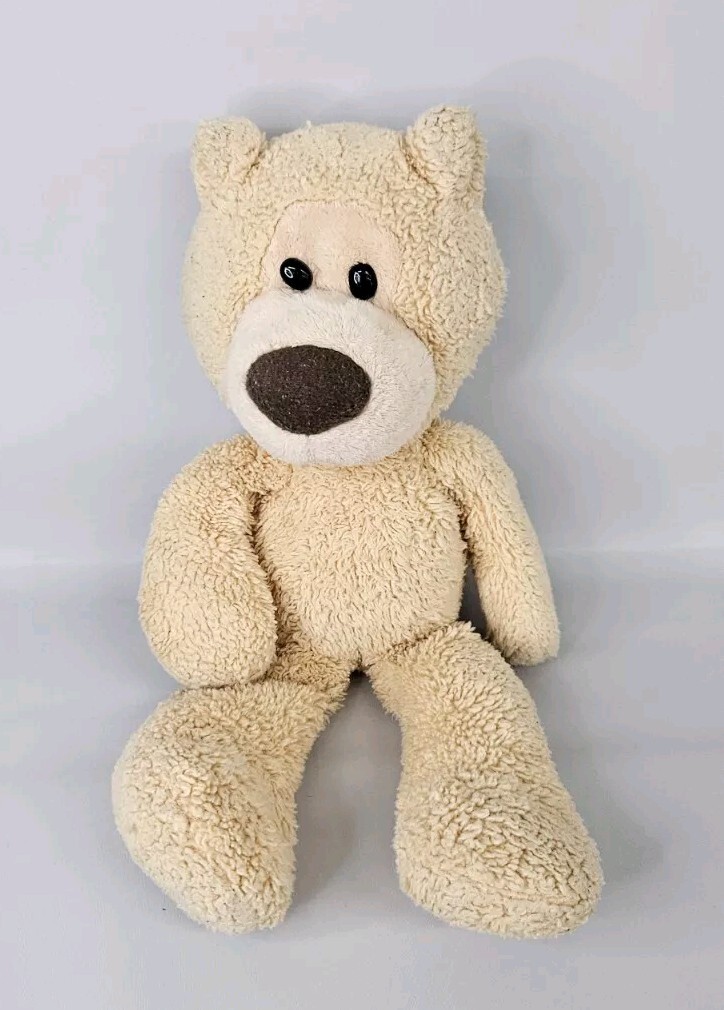 GUND G50 STUFFED PLUSH BEIGE CREAM SOFT TAKE ALONG TEDDY BEAR 4037928 14\ GUND G50 STUFFED PLUSH BEIGE CREAM SOFT TAKE ALONG TEDDY BEAR 4037928 14\