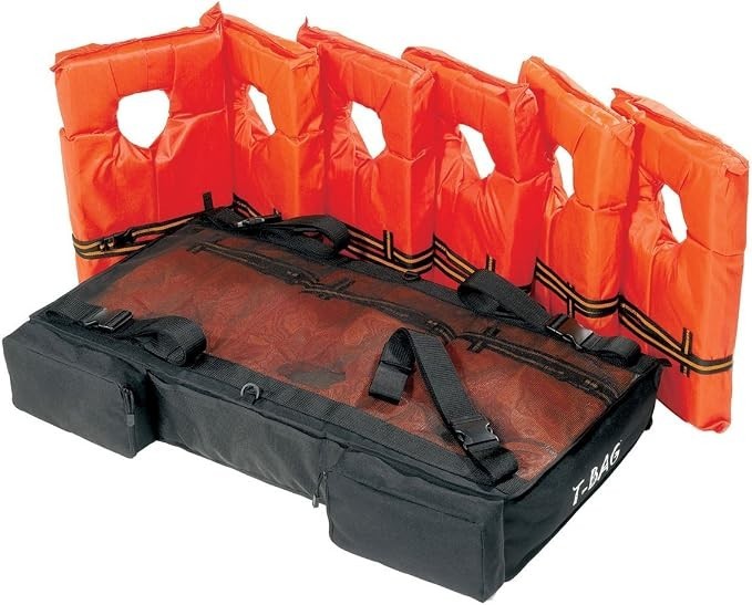 Kwik Tek T-Top Life Jacket Storage Bag 6 PFD 37x20x6 Marine Organizer