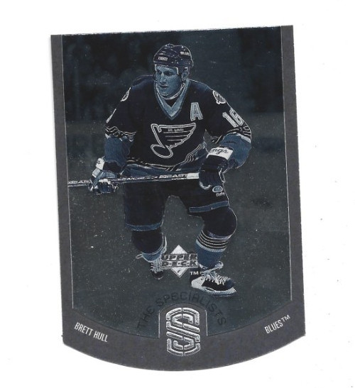 1997-98 Upper Deck Brett Hull The Specialists S16 Limited One of 4000 NM+