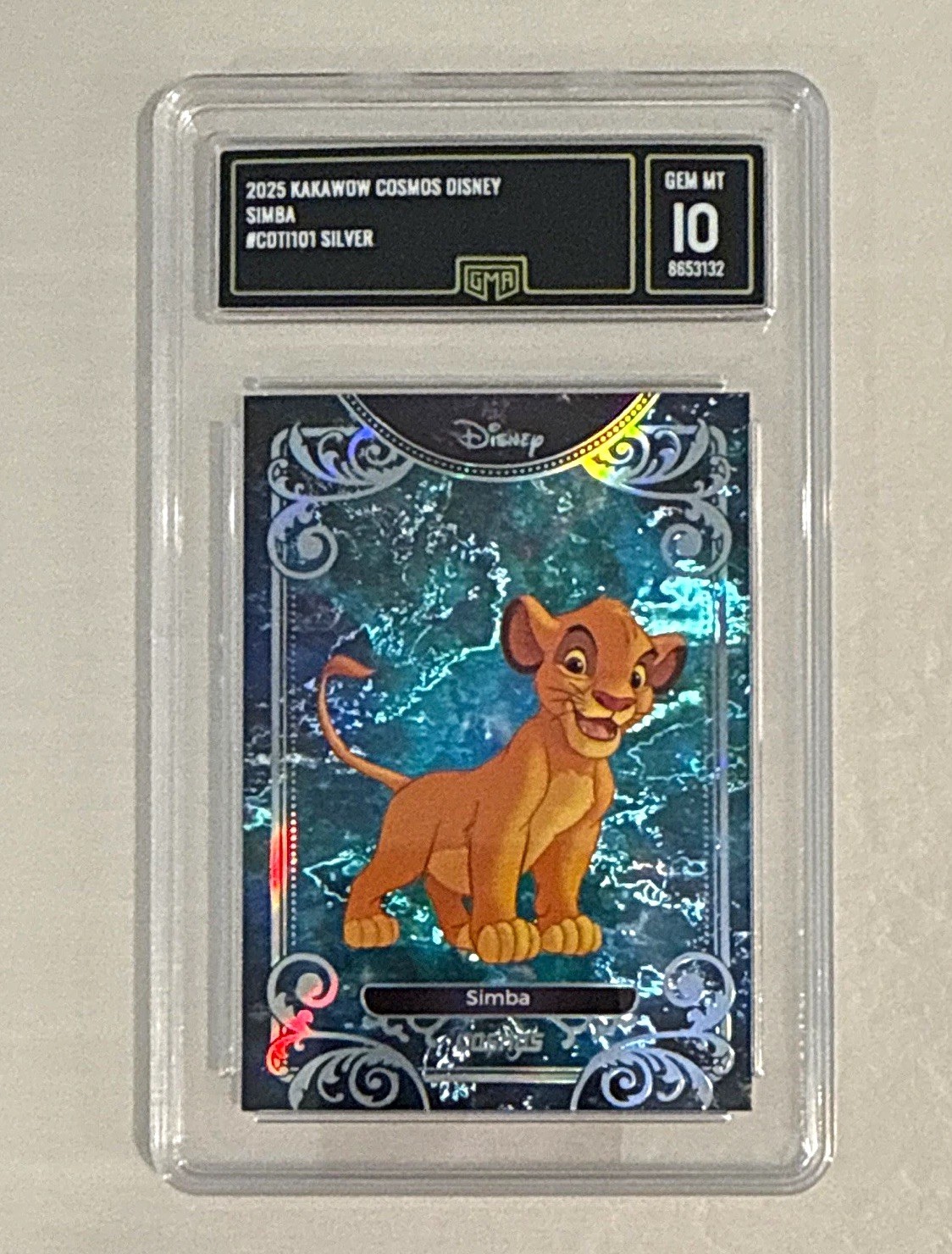 2025 Kakawow Cosmos Disney Simba Silver Parallel CDTI101 Gem Mint 10 Lion King