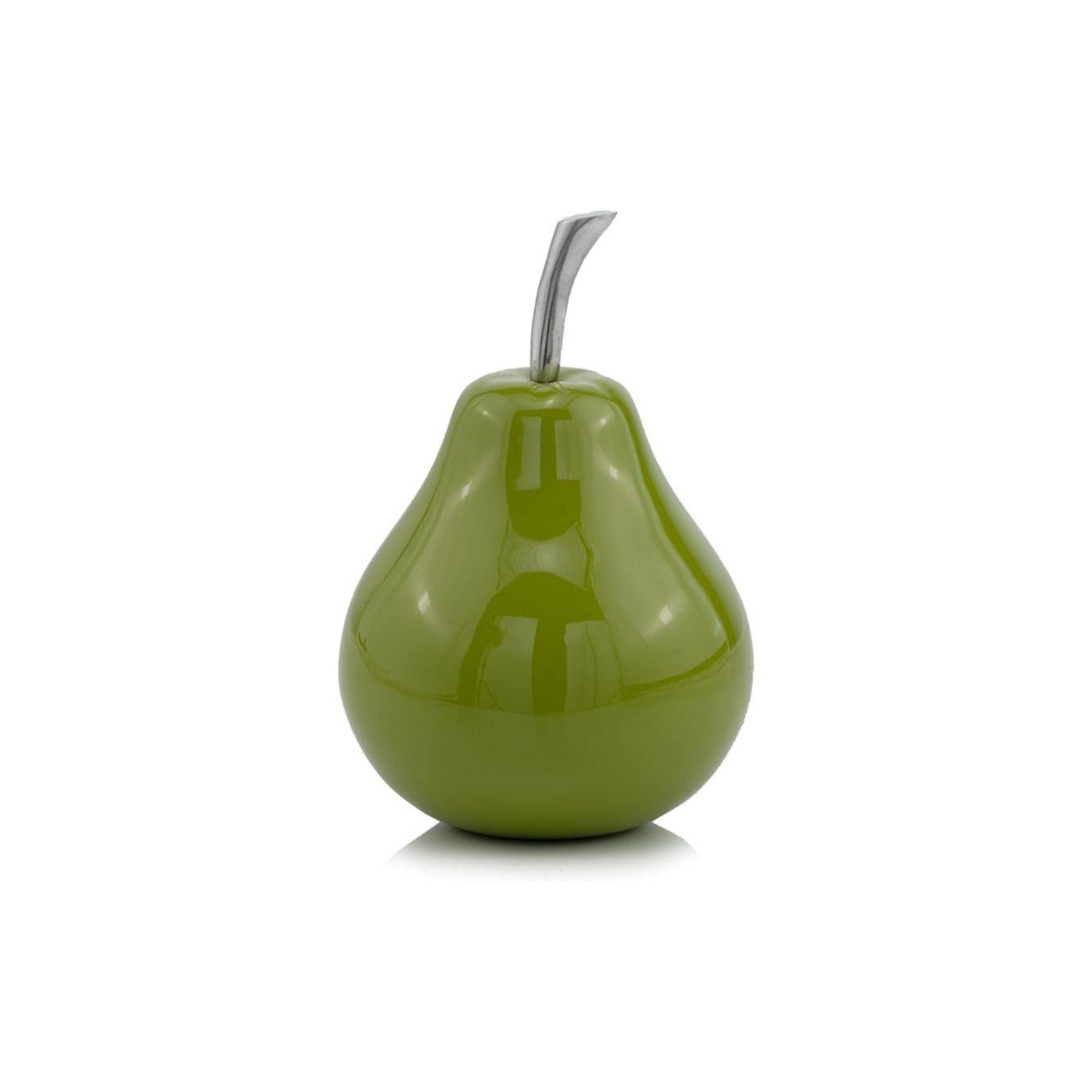 Modern Day Accents Green/Silver Pear Décor – 9\ Modern Day Accents Green/Silver Pear Décor – 9\