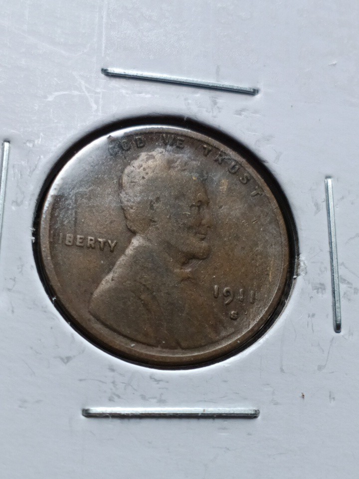 1911 S Lincoln Wheat Cent Penny