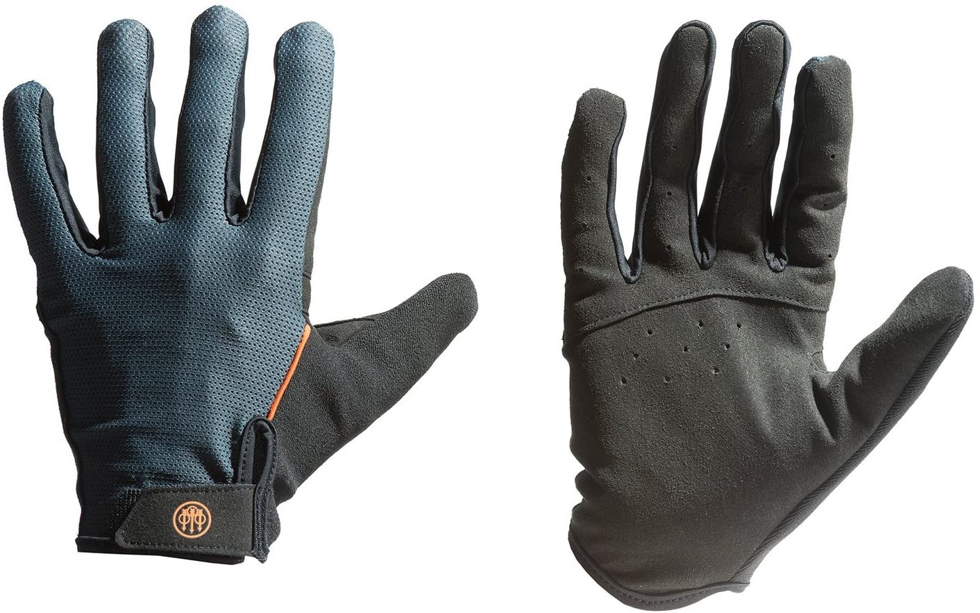 BERETTA Unisex Lightweight Full Finger Black Grey Shooting Mesh Gloves
