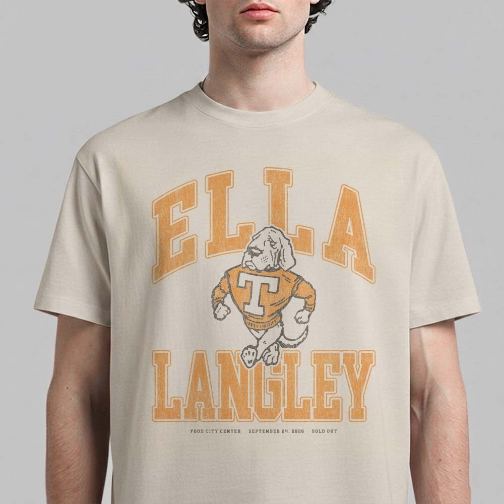 Ella Langley Knoxville TN 2026 T Shirt Food City Center Volunteers Mascot Tee