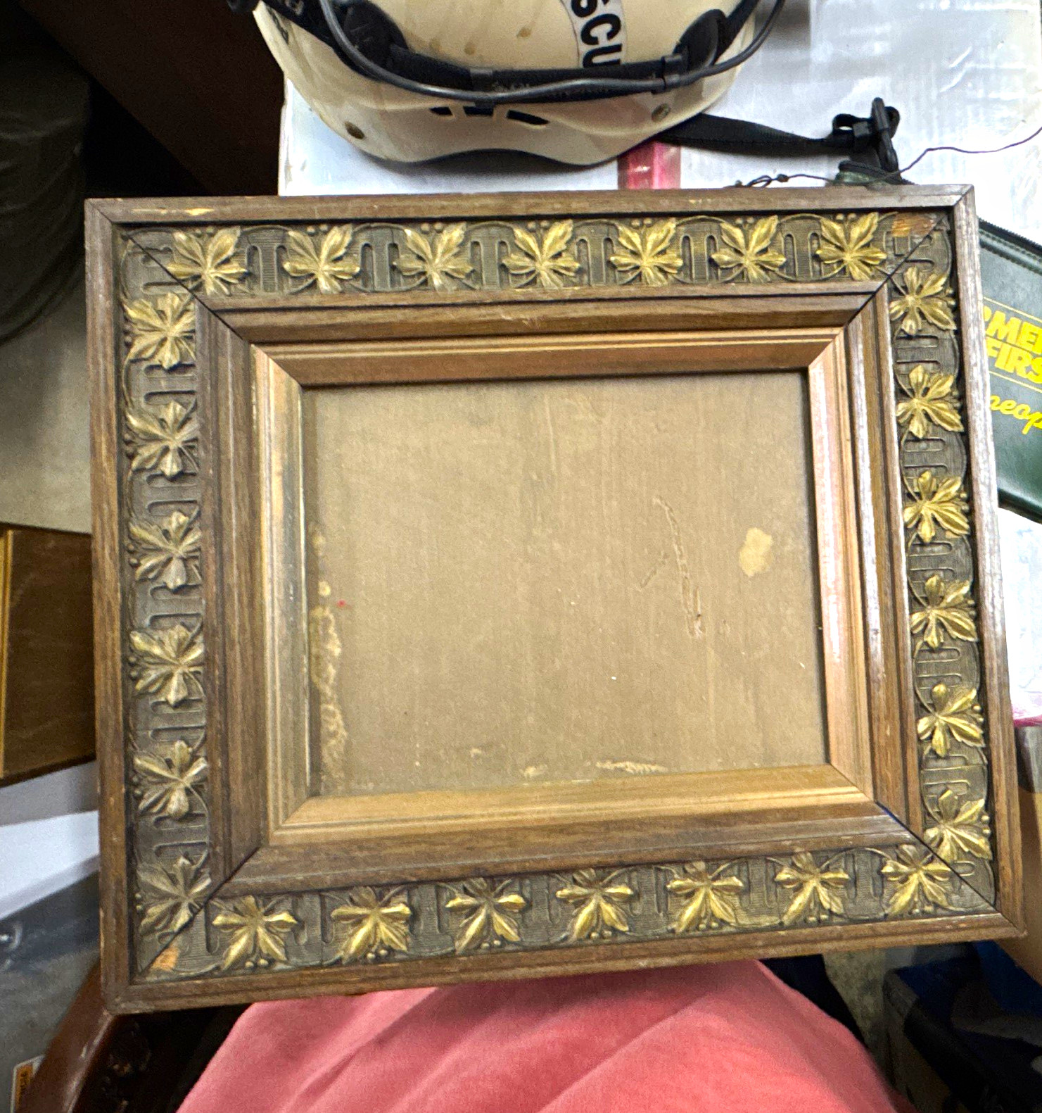 Vintage wood picture frame