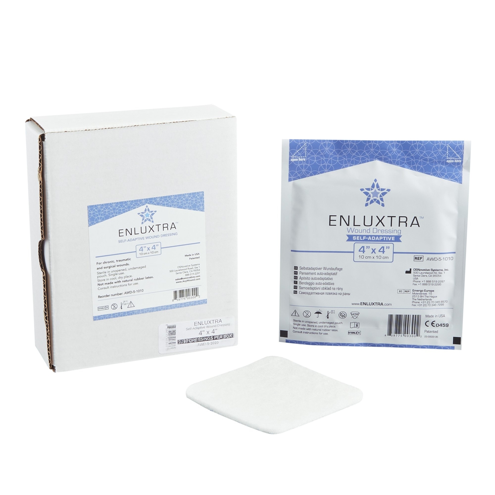 Enluxtra Self-Adaptive Wound Dressing 4\ Enluxtra Self-Adaptive Wound Dressing 4\