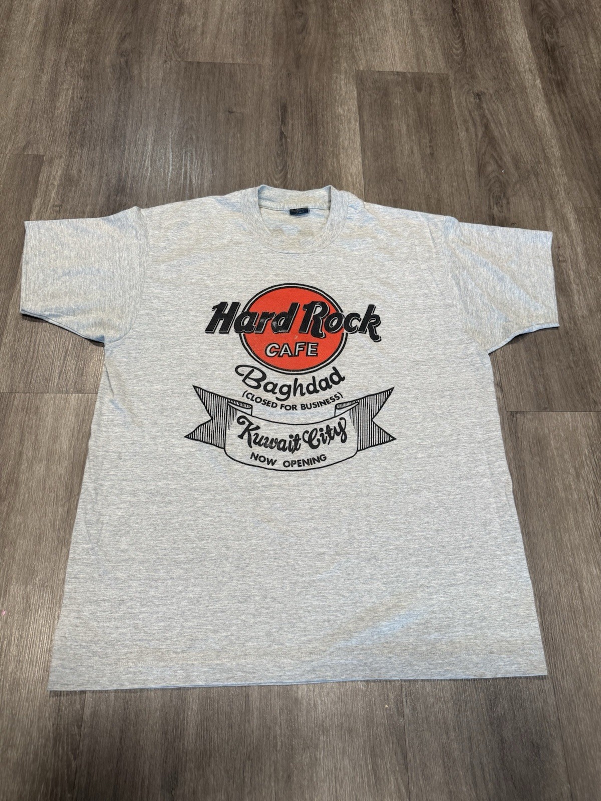 Vintage 1991-92 Hard Rock Cafe Kuwait City Operation Desert Storm T-Shirt