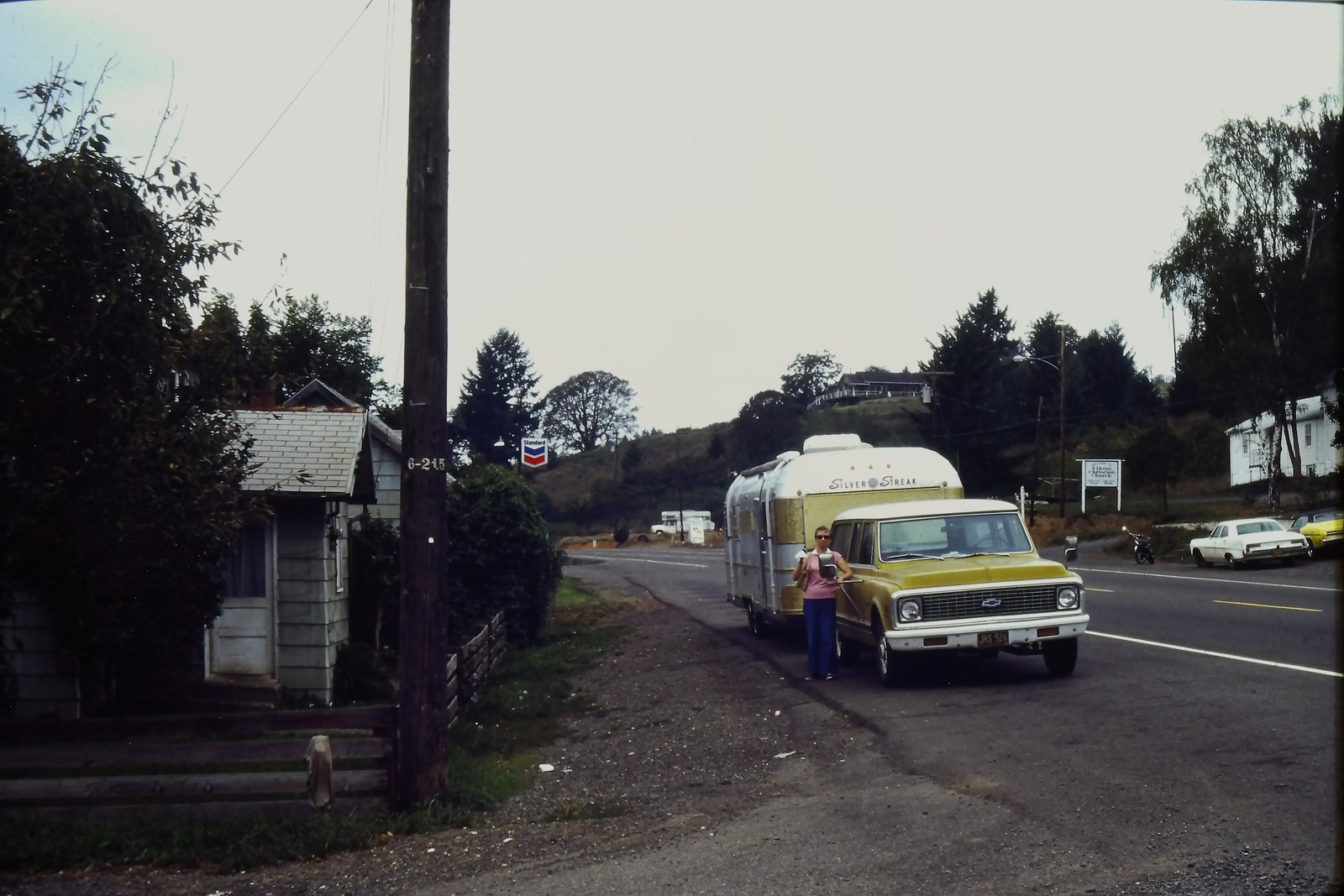 c1970's 35mm Slide Film Border, Elkton Oregon Chevrolet Silver Streak American c1970's 35mm Slide Film Border, Elkton Oregon Chevrolet Silver Streak American