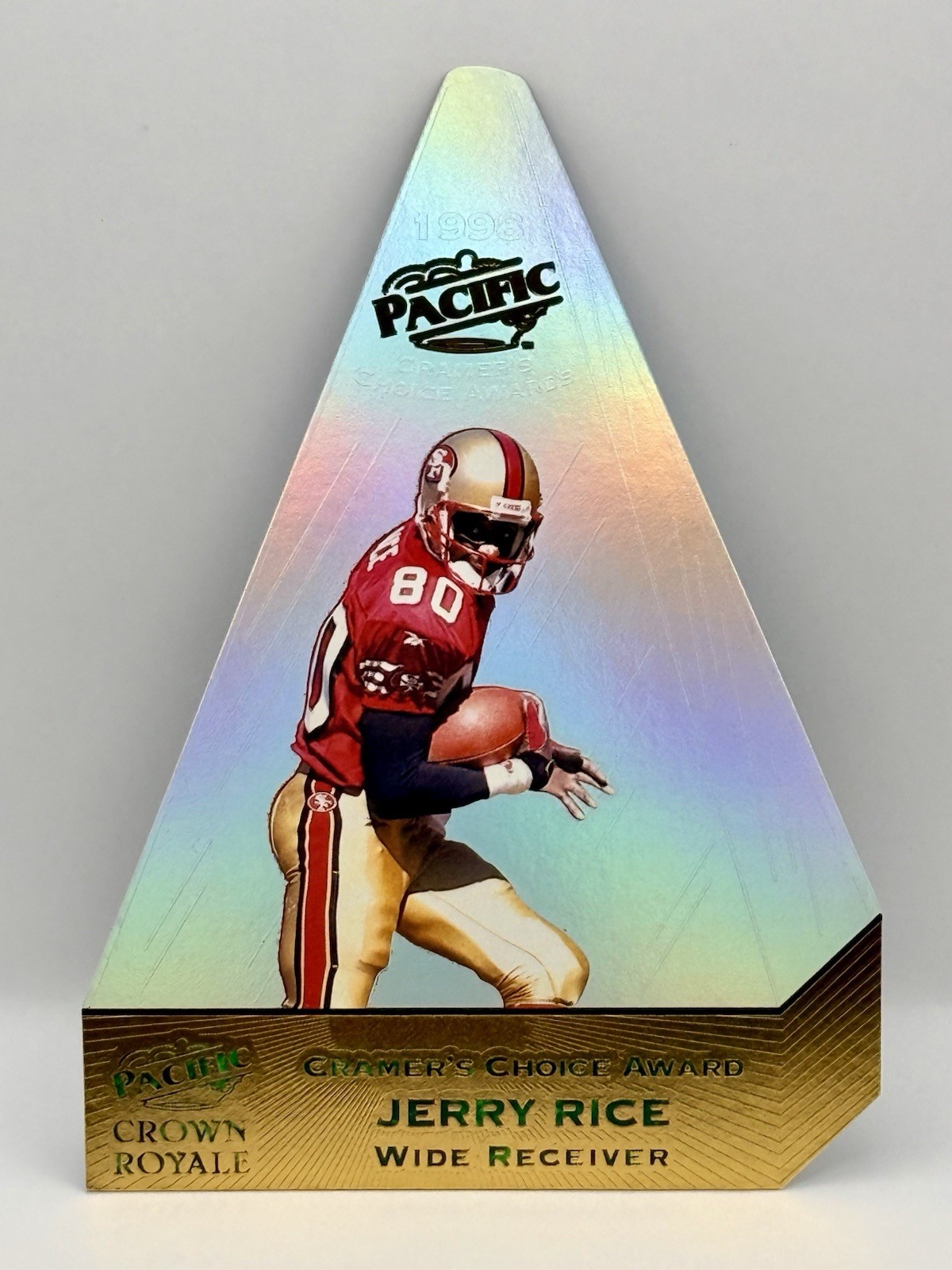 1998 Pacific Crown Royale JERRY RICE San Francisco 49ers #9 CRAMERS CHOICE Jumbo