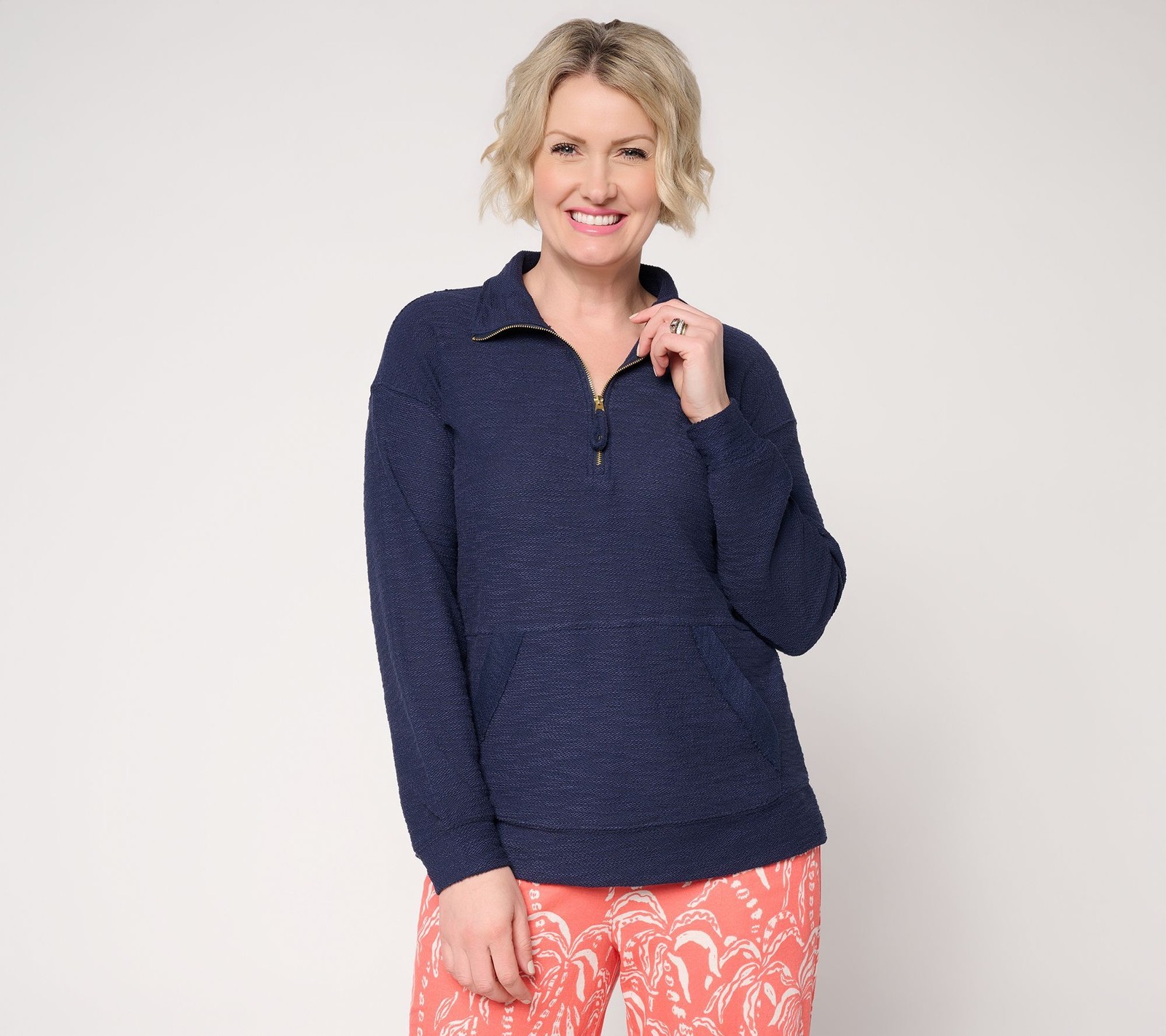 Belle by Kim Gravel Women\'s Top Sz M Make Your Selection: Beach Blue A724098