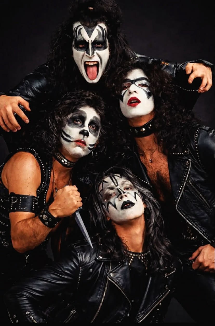 11x17 Kiss Poster Early 70s Paul Stanley With Bandit Make-up