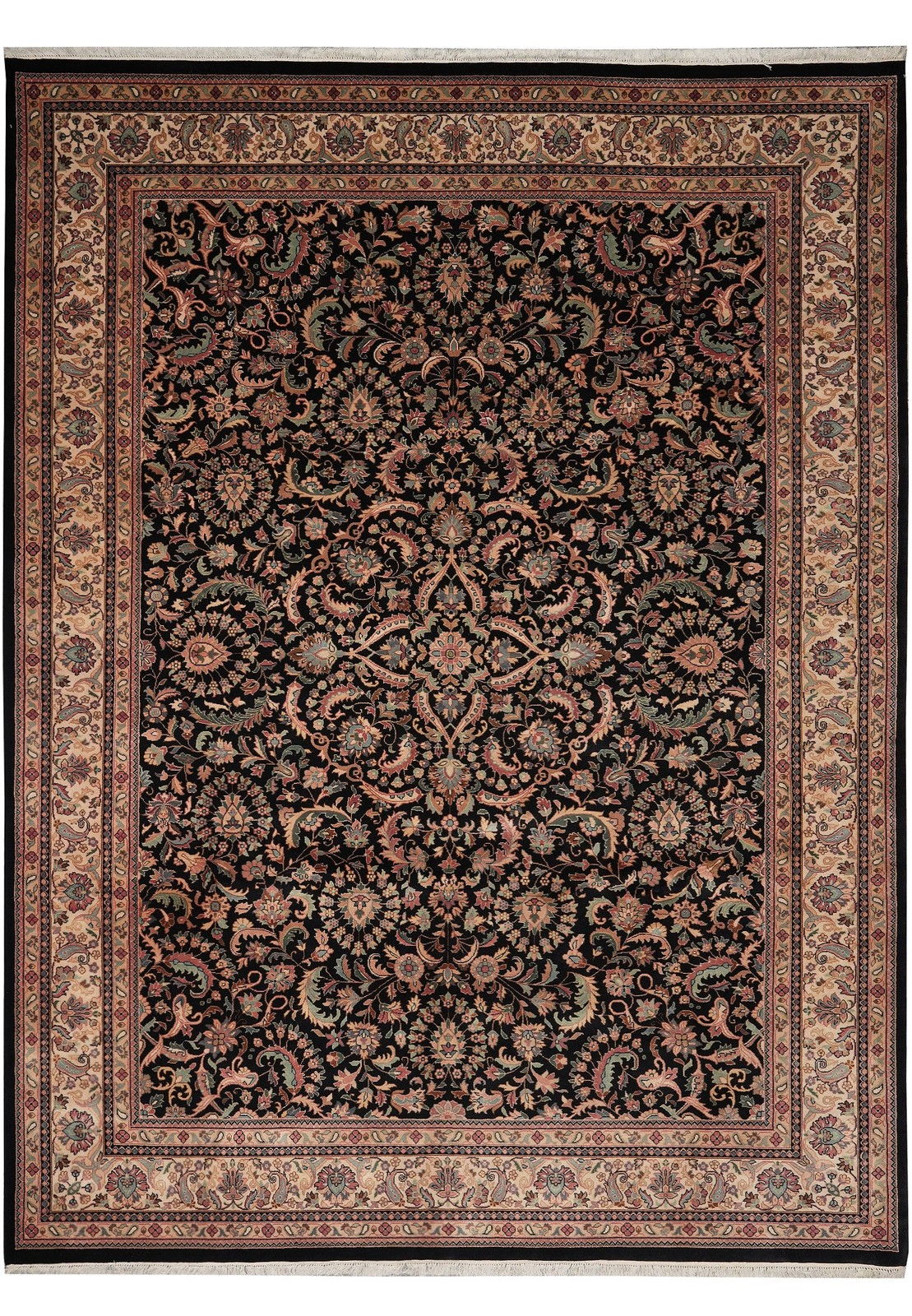 Fascinating 9x12 Authentic Handmade Indo Rug PIX-10198 Fascinating 9x12 Authentic Handmade Indo Rug PIX-10198
