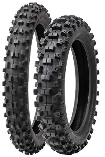 Tusk EMEX T-35® Dirt Bike Front and Rear Tire Set  90/100x21/120/80x19