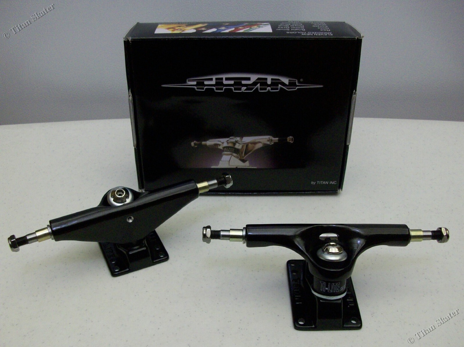 TITAN TI-LITES 5.0 Skateboard Trucks 7.65 Axle fits 7.5-8.0\