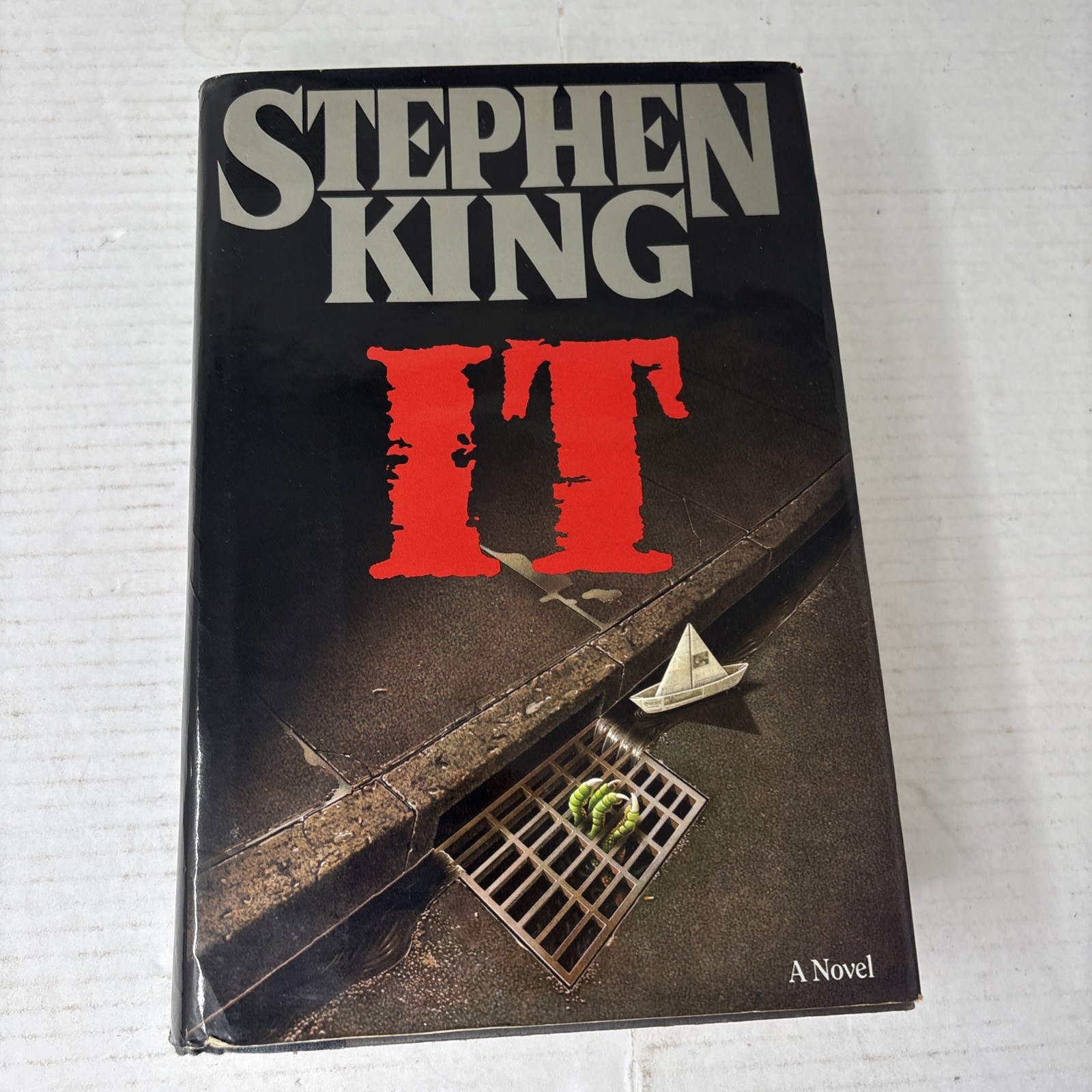 VTG 1986 IT Stephen King Hardcover Book Viking Ninth Printing Horror HC/DJ