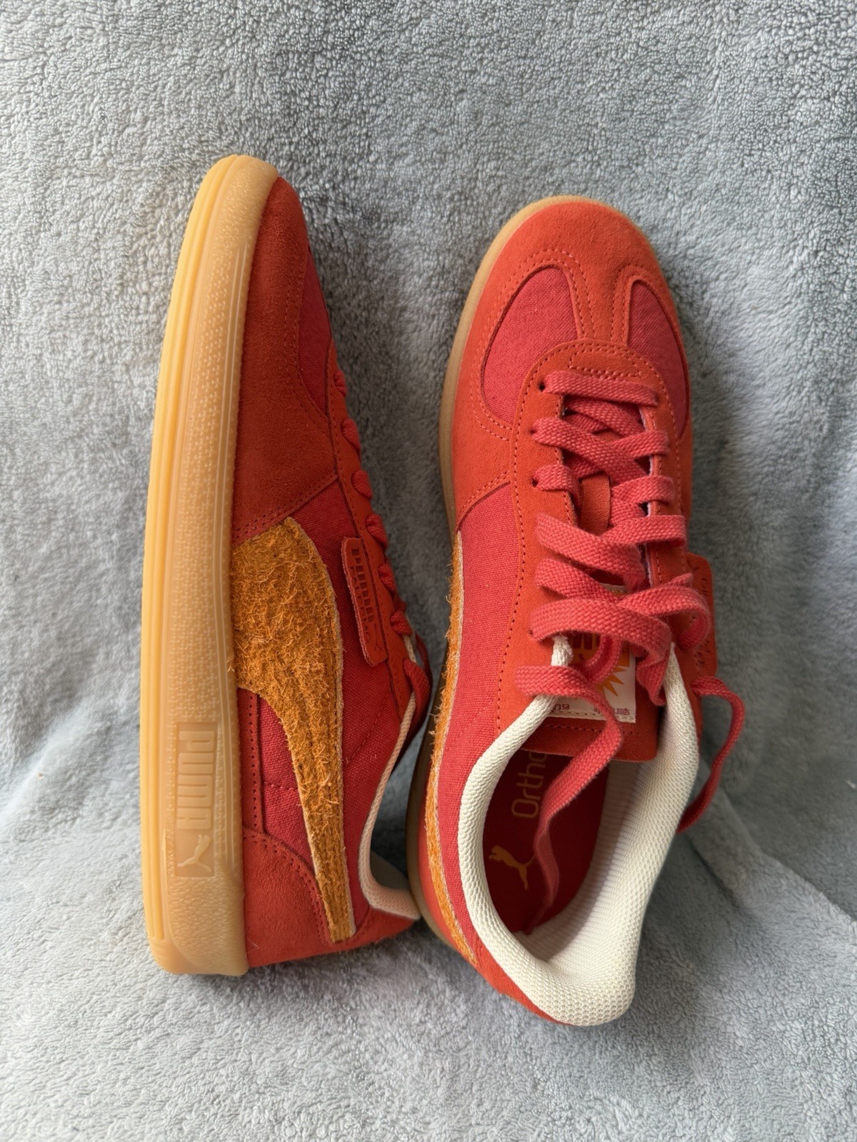 Size 8 - Puma Palermo Weathered Red Fire Dark Poppy