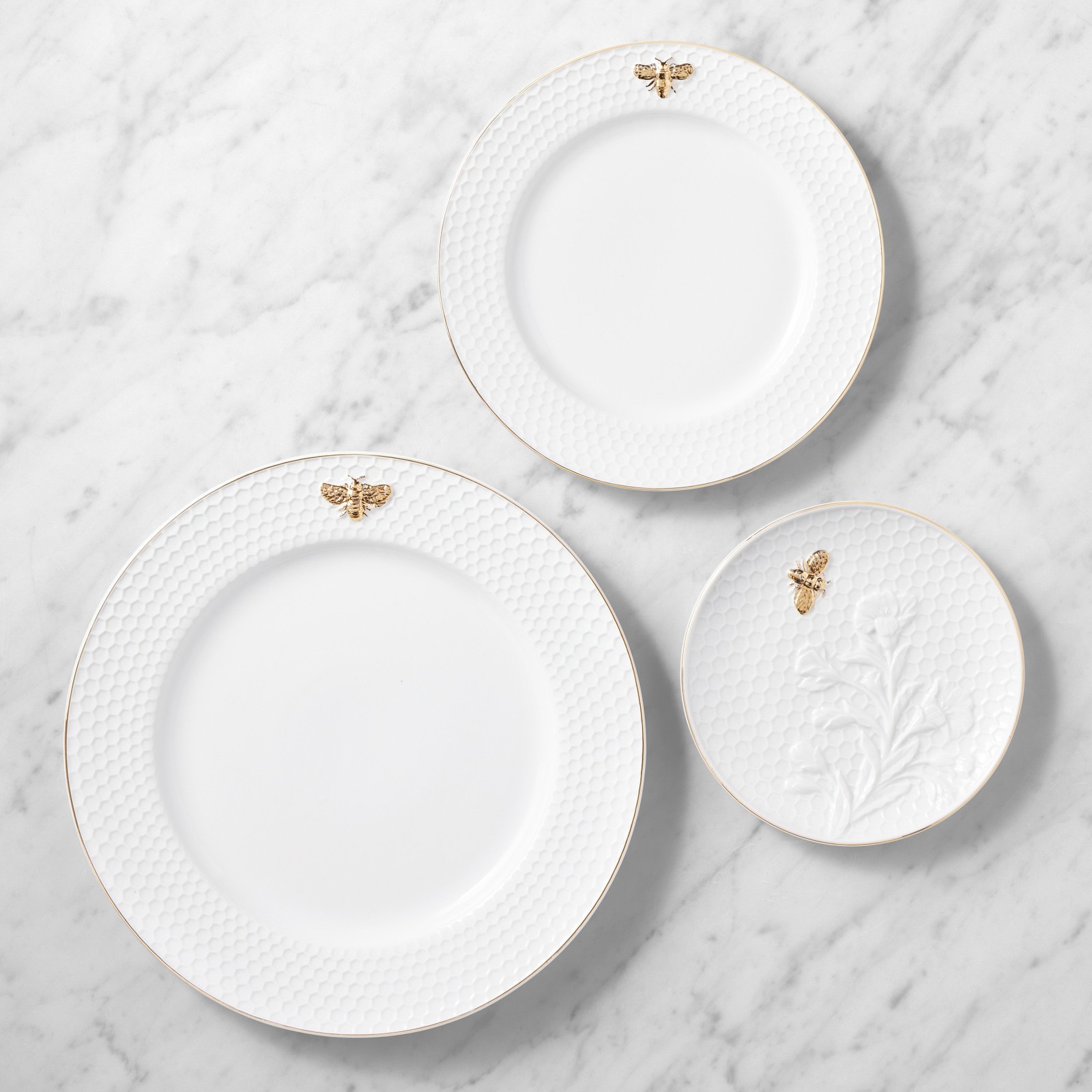 Honeycomb Embossed 12-Piece Dinnerware Set