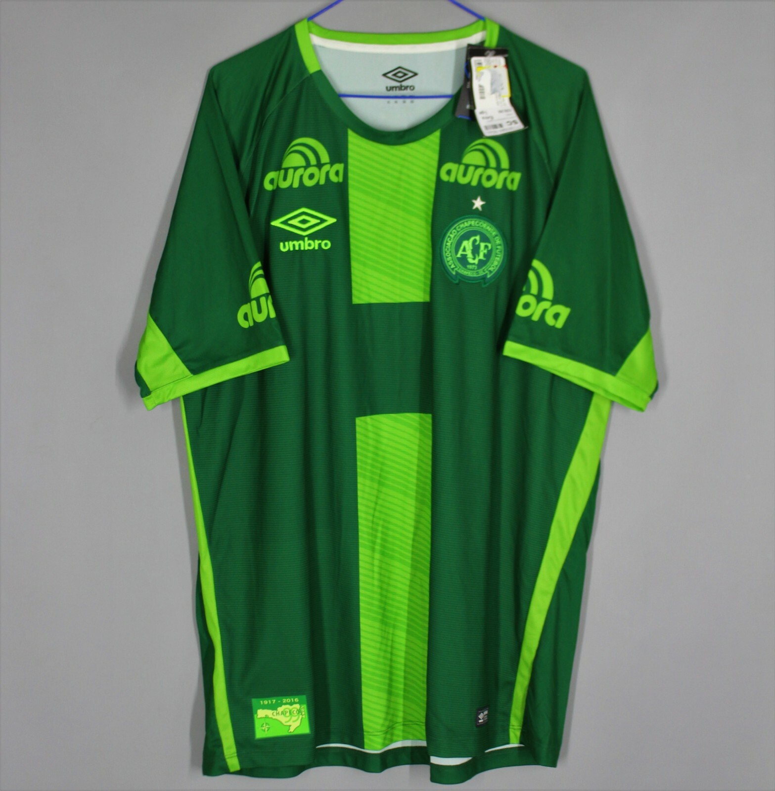 BNWT CHAPECOENSE BRAZIL 2016 2017 THIRD FOOTBALL SHIRT JERSEY CAMISETA UMBRO