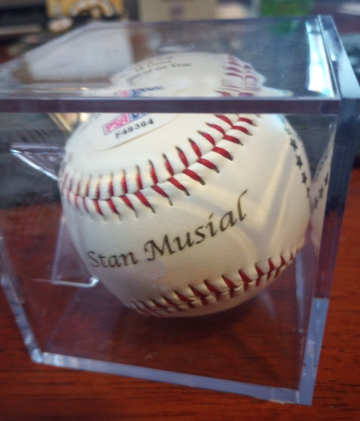 Stan Musial Autographed Stan the Man Baseball Limited /2500 - PSA/DNA - Faded Stan Musial Autographed Stan the Man Baseball Limited /2500 - PSA/DNA - Faded