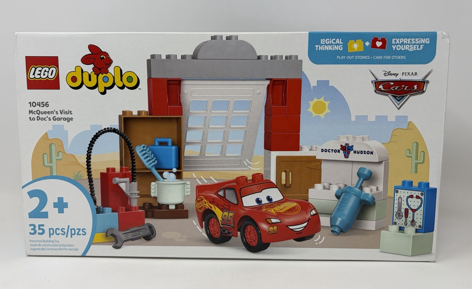 LEGO DUPLO Disney and Pixar Cars McQueen’s Visit Doc’s Garage 10456 *NEW IN BOX* LEGO DUPLO Disney and Pixar Cars McQueen’s Visit Doc’s Garage 10456 *NEW IN BOX*