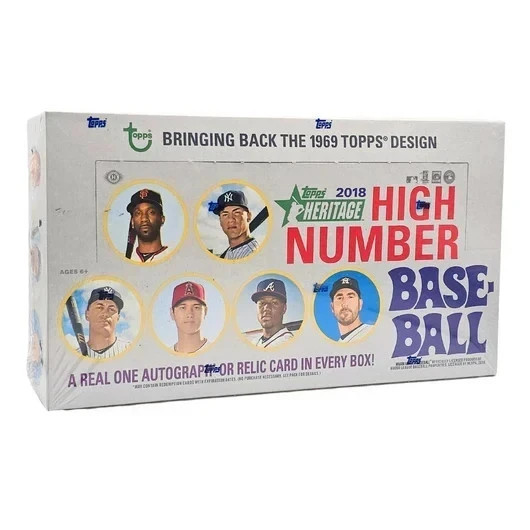 2018 Topps Heritage High Number Sealed Baseball Hobby Box