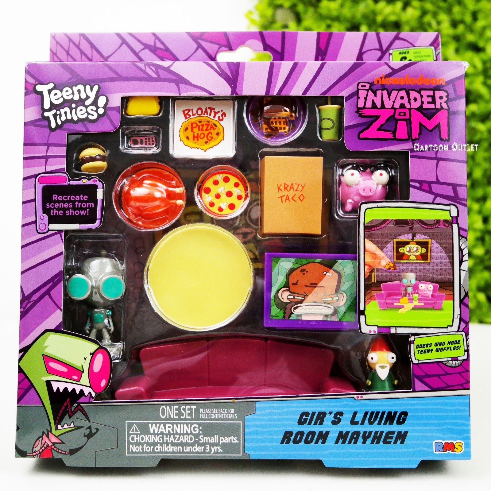 Teeny Tinies Invader Zim 15 pc Mini Gir\'s Living Room Mayhen New