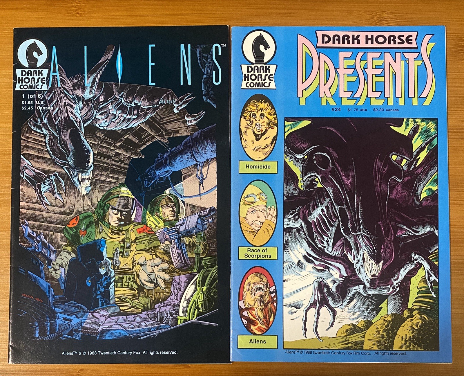Aliens #1 (2nd Print) & Dark Horse Presents #24 | Dark Horse Comics | 1st Aliens Aliens #1 (2nd Print) & Dark Horse Presents #24 | Dark Horse Comics | 1st Aliens