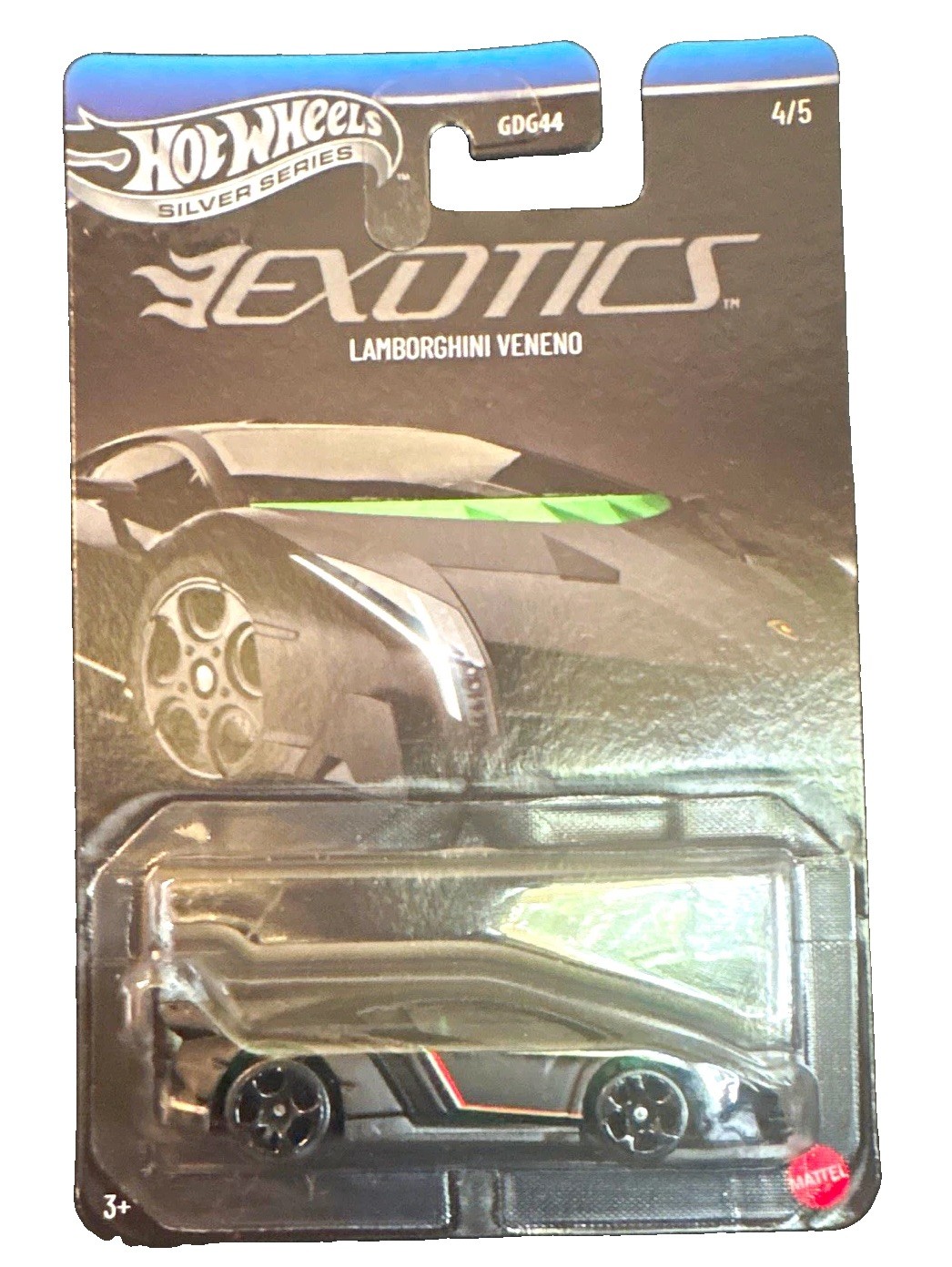 2026 Hot Wheels Silver Series Exotics Lamborghini Veneno Black 4/5 New VHTF 2026 Hot Wheels Silver Series Exotics Lamborghini Veneno Black 4/5 New VHTF