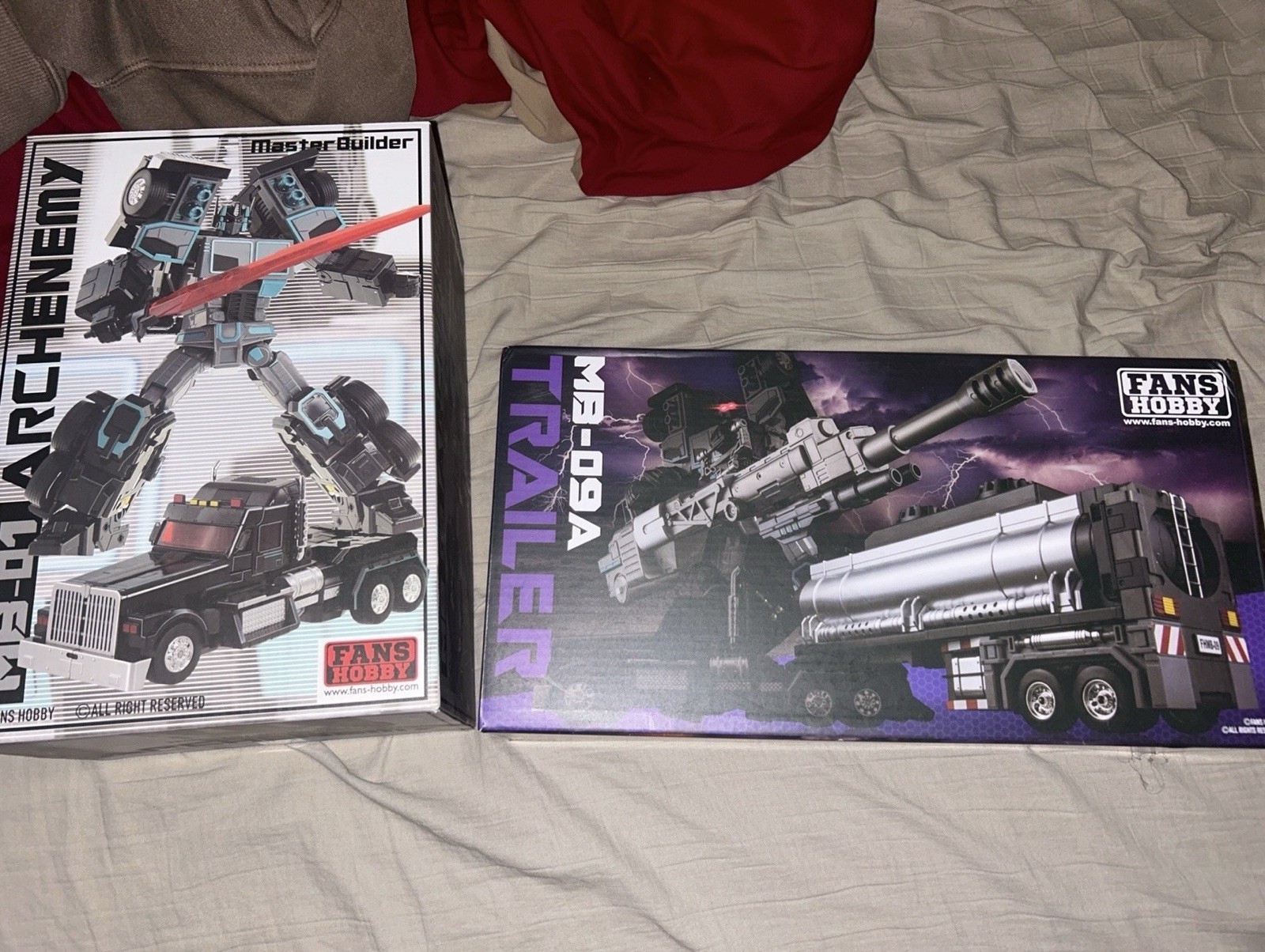 Fanshobby MB-01 Archenemy And MB-09A Trailer - RID Scourge 3rd Party