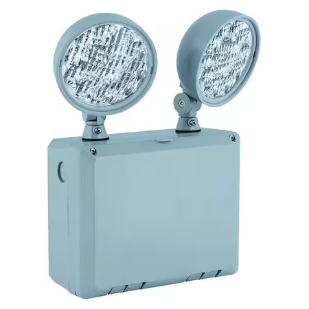 Compass Cu2wg Hubbell Lighting Compass 2 Led Lamps, Emergency Light