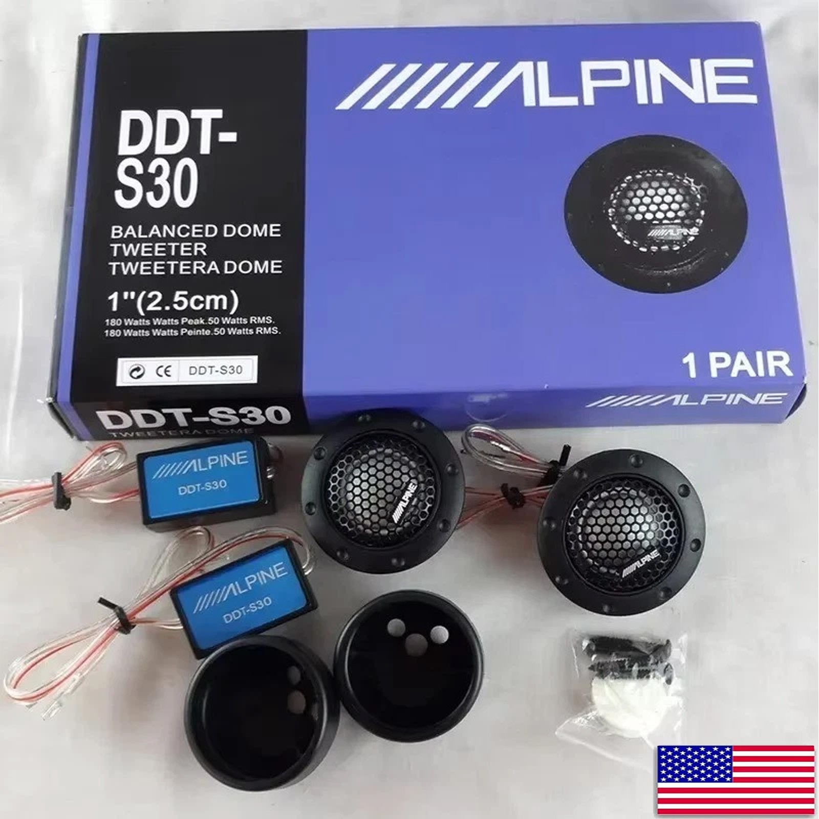 Pair Alpine DDT-S30 360W 2.5CM 1\