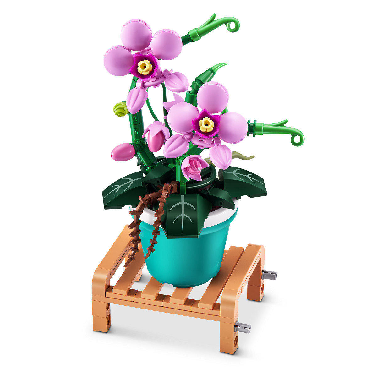 Zuru MAX Premium Building Bricks, Garden Collection: Plant Stand, Pot, Plant