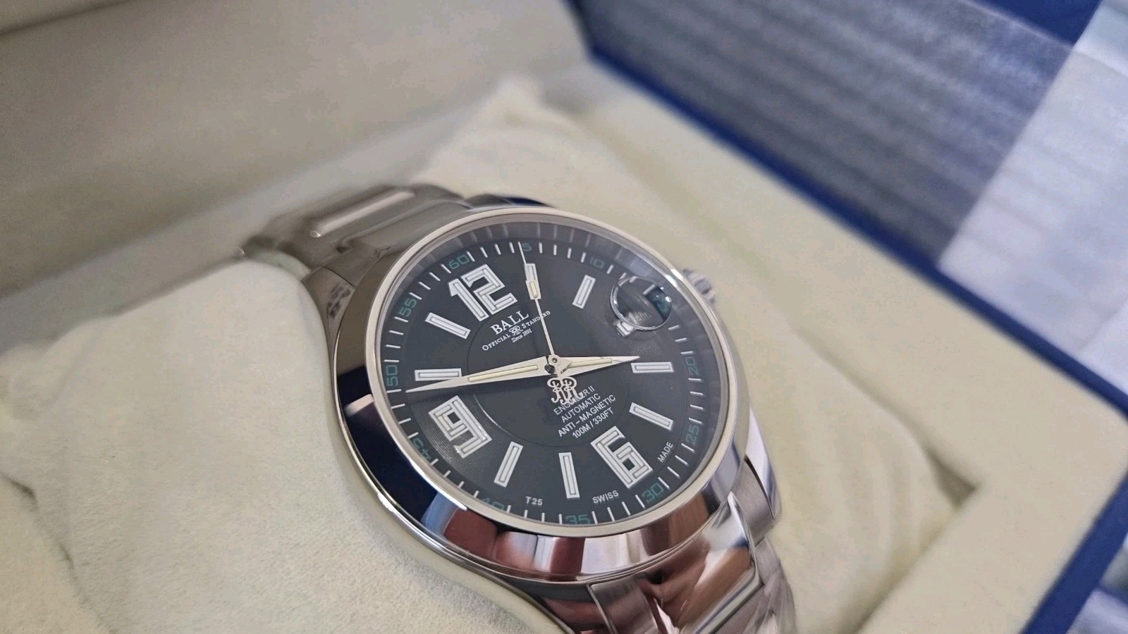 Ball Engineer II Automatic Black and Green Dial NM1020C-S4-BK