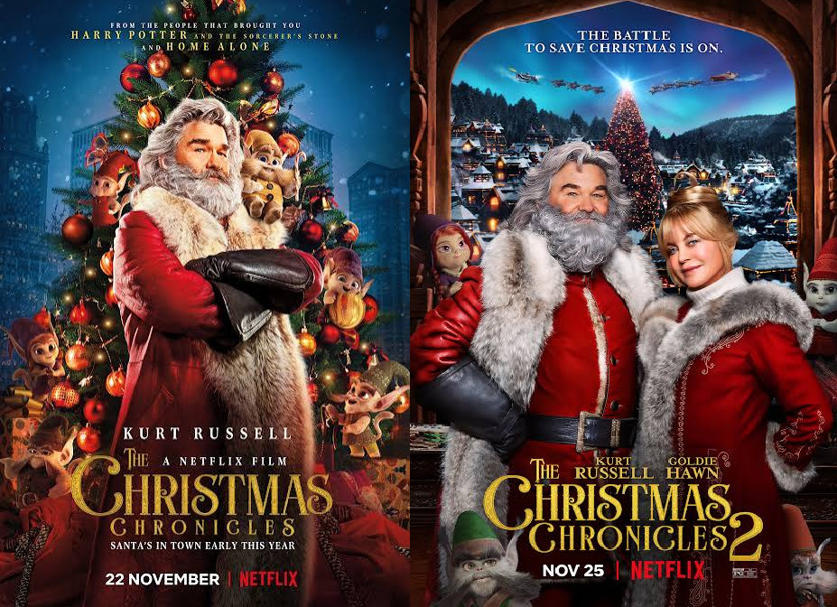 The Christmas Chronicles 1&2 ( DVD ) 2023 region free with box