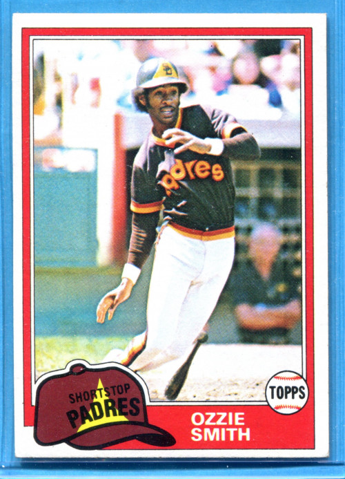 1981 Topps Baseball Card #254 Ozzie Smith (San Diego Padres) NM-MT